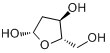 CAS:113890-35-0_2-脱氧-alpha-L-赤式戊呋喃糖的分子结构