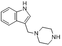 CAS:114746-66-6_3-(哌嗪-1-基甲基)-1H-吲哚的分子结构