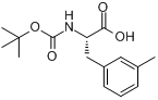 CAS:114873-06-2_BOC-L-3-甲基苯丙氨酸的分子结构