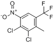 CAS:115571-68-1_2,3-二氯-6-三氟甲基-4-硝基甲苯的分子结构
