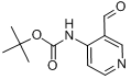 CAS:116026-93-8_tert-Butyl3-formylpyridin-4-ylcarbamate的分子结构