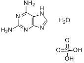 CAS:116295-72-8_2,6-二氨基嘌呤半硫酸盐半水合物的分子结构