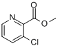 CAS:116383-98-3_3-氯-2-吡啶羧酸甲酯的分子结构