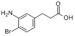 CAS:116530-55-3_3-氨基-4-溴苯丙酸的分子结构