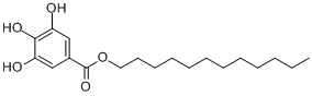 CAS:1166-52-5_没食子酸月桂酯的分子结构