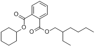 CAS:1169-98-8_邻苯二甲酸环己烷基-2-乙基己基酯的分子结构