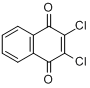 CAS:117-80-6_二氯萘醌的分子结构