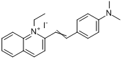 CAS:117-92-0_喹哪啶红的分子结构
