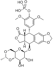 CAS:117091-64-2_磷酸依托泊甙的分子结构