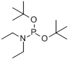 CAS:117924-33-1_N,N-二乙基亚磷酰胺二叔丁酯的分子结构