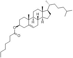CAS:1182-07-6_胆固醇庚酸盐的分子结构