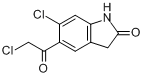 CAS:118307-04-3_5-氯乙酰-6-氯-1,3-二氢-2H-吲哚-2-酮的分子结构