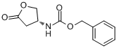 CAS:118399-28-3_(R)-5-氧代四氢呋喃-3-氨基甲酸苄酯的分子结构