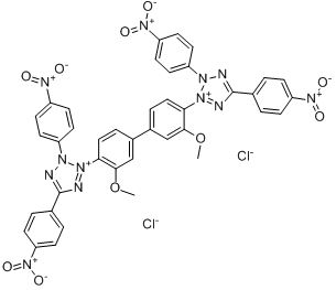 CAS:1184-43-6_四硝基四氮唑蓝的分子结构