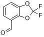 CAS:119895-68-0_2,2-二氟-1,3-苯并二恶茂-4-甲醛的分子结构