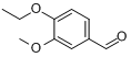 CAS:120-25-2_4-乙氧基-3-甲氧基苯甲醛的分子结构
