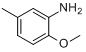 CAS:120-71-8_2-甲氧基-5-甲基苯胺的分子结构