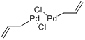 CAS:12012-95-2_氯化烯丙基钯(II)二聚物的分子结构