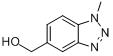 CAS:120321-72-4_1-甲基-1H-苯并三唑-5-甲醇的分子结构