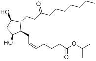 CAS:120373-24-2_异丙基乌诺前列酮的分子结构