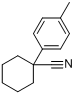 CAS:1206-13-9_1-(4-甲基苯基)-1-环己腈的分子结构