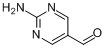 CAS:120747-84-4_2-氨基-5-嘧啶甲醛的分子结构
