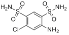 CAS:121-30-2_5-氯-2,4-二磺酰胺基苯胺的分子结构