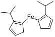 CAS:12126-34-0_双(异丙基环戊二烯基)铁的分子结构