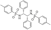 CAS:121758-19-8_(1R,2R)-N,N-二-对-甲苯磺酰-1,2-二苯基-1,2-乙烯二胺的分子结构