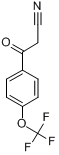 CAS:122454-46-0_4-(三氟甲氧基)苯甲酰基乙腈的分子结构