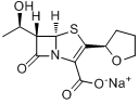 CAS:122547-49-3_法罗培南钠的分子结构