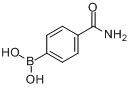 CAS:123088-59-5_4-氨基甲酰苯硼酸的分子结构
