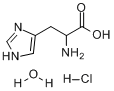 CAS:123333-71-1_DL-组氨酸盐酸盐一水物的分子结构