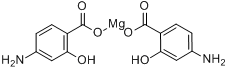 CAS:123465-67-8_对氨基水杨酸镁的分子结构