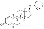 CAS:1247-69-4_1-睾酮四氢吡喃醚的分子结构