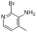 CAS:126325-50-6_2-溴-3-氨基-4-甲基吡啶的分子结构