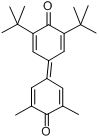 CAS:126657-30-5_3,5-二甲基-3',5'-二叔丁基-4,4'-联苯醌的分子结构