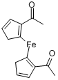 CAS:1273-94-5_1,1'-二乙酰基二茂铁的分子结构