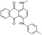 CAS:128-85-8_1-甲氨基-4-对甲苯氨基蒽醌的分子结构