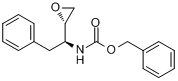 CAS:128018-44-0_(2S,3S)-1,2-环氧-3-苄氧羰基氨基-4-苯基丁烷的分子结构