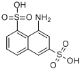 CAS:129-91-9_8-氨基萘-1,6-二磺酸的分子结构
