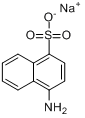 CAS:130-13-2_1-萘胺-4-磺酸钠的分子结构