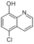 CAS:130-16-5_5-氯-8-羟基喹啉的分子结构