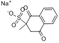 CAS:130-37-0_亚硫酸氢钠甲萘醌的分子结构