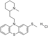 CAS:130-61-0_盐酸硫利达嗪的分子结构