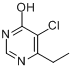 CAS:130129-58-7_5-氯-6-乙基嘧啶-4-醇的分子结构