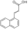 CAS:13026-12-5_3-(1-萘基)丙烯酸的分子结构