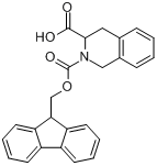 CAS:130309-33-0_N-Fmoc-D-1,2,3,4-四氢异喹啉-3-羧酸的分子结构