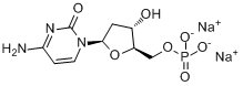 CAS:13085-50-2_2'-脱氧胞苷-5'-磷酸二钠的分子结构