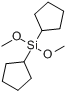 CAS:131390-32-4_二环戊基二甲氧基硅烷的分子结构